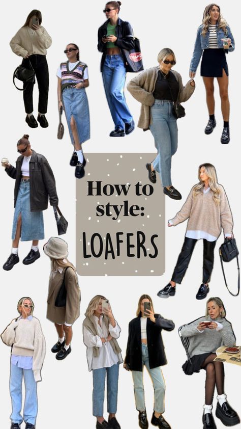 Loving all of these looks! Loafers Outfit Winter, Casual Loafers Outfit, How To Style Loafers, Job Clothes, Style Loafers, Outfit Inspiration Women, Loafers Outfit, Winter Work, Cold Outfits