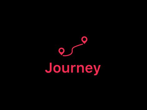 Journey is an app that allows you to instantly know when you’ll arrive at home, work, and other favorite destinations. Let me know if you feel the logo matches my description of the app! Journey Logo, Map Logo, Black Background Design, Journey Mapping, Job Board, Match Me, San Rafael, Saint Charles, Show And Tell