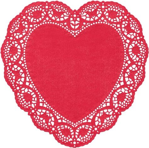 Heart Doilies, My Funny Valentine, Paper Heart, Vintage Heart, Scrapbook Journal, Vintage Valentines, Red Aesthetic, Phone Themes, Scrapbook Stickers