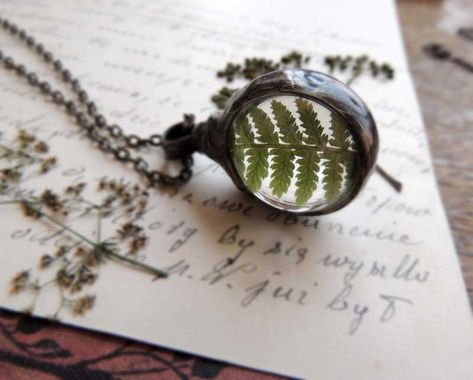 Fern Terrarium, Bridesmaids Necklaces, Fern Necklace, Boho Chic Bracelets, Terrarium Jewelry, Terrarium Necklace, Chic Bracelet, Bridesmaid Necklace, Diy Schmuck