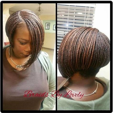 Very cool asymmetric braided bob!🤩🤩🤩 @braidsbylovely_shannonlove . . . ➖➖➖➖➖➖➖➖➖➖➖➖➖➖➖ My @Blackhair_flair is a pic sharing page, you can't… Asymmetrical Braided Bob, Braid Bob, Braided Bob, Asymmetrical Bob, Long Braids, Braids For Short Hair, A Pic, Braided Hairstyles, Black Hair