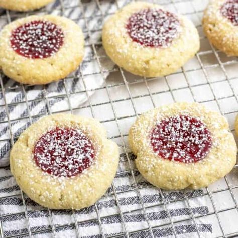 Sourdough Thumbprint Cookies - Farmhouse on Boone Sourdough Discard Thumbprint Cookies, Sourdough White Chocolate Cranberry Cookies, Red Velvet Sourdough Cookies, Sourdough Sugar Cookies Farmhouse On Boone, Fermented Sourdough Cookies, Spoon Cookies, Farmhouse On Boone, Buttery Sugar Cookies, Discard Recipe