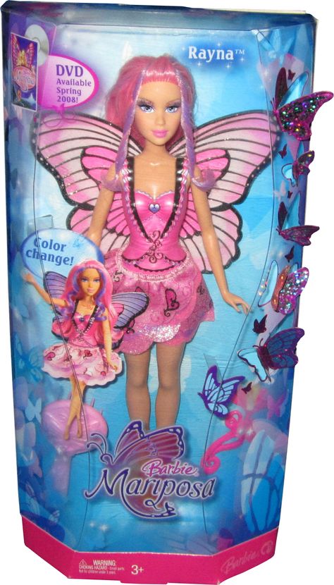 Barbie Mariposa Doll, 2000s Barbie Dolls, Barbie Fairy, Barbie Kids, Barbie Fairytopia, Barbie Movie, Monster Dolls, Pink Doll, Dream Doll