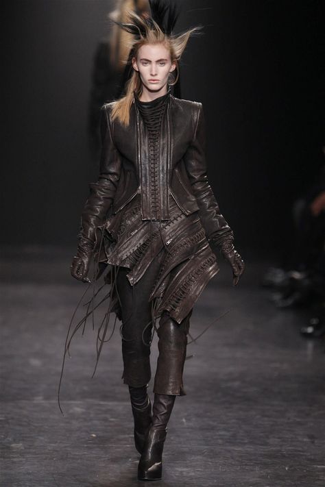 Ann Demeulemeester Ready To Wear Fall Winter 2011 Paris – NOWFASHION Winter Gothic Outfits, Ann Demeulemeester 90s, Knit Fashion Runway, Ann Demeulemeester Boots, Ann Demeulemeester Runway, Ann Demeulemeester Archive, Ann Demeulemeester Combat Boots, Ann Demeulemeester Skirt, Ann Demeulemeester 2022