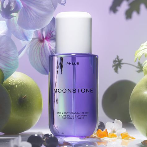 Moonstone Body Mist - Full Size – Phlur Apple Pomegranate, Aesthetic Perfume, Fragrances Perfume Woman, Body Sprays, Hair Mist, Perfume Scents, Perfume Lover, Body Hair, Perfume Collection