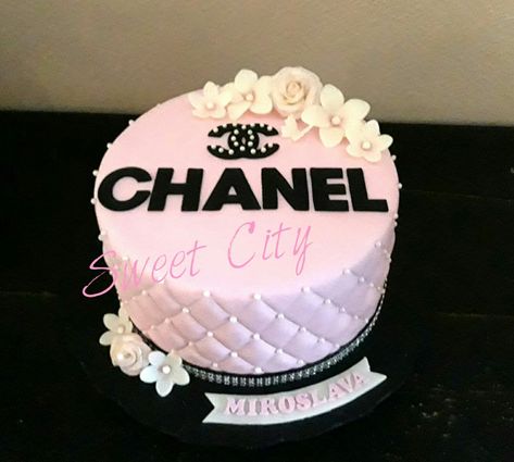 Channel Birthday Cake, Birthday Cake Chanel, Coco Chanel Cake, Cake Chanel, Chanel Birthday Cake, Channel Cake, Birthday Cake Roses, Chanel Cake, Chanel Birthday