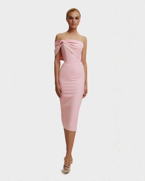 25 Reader-Favorite March Purchases — From Steals To Splurges #refinery29 Classy Formal Dresses, Milla Dress, Classy Midi Dress, Black Sophisticated Dress, Classy Midi Dresses, Milla Dresses, Simple Evening Dress, Gabardine Fabric, Straight Across Neckline