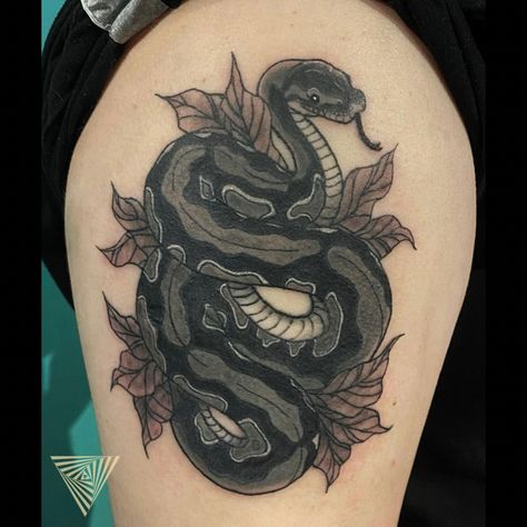 “Ball Python for Jinx! 🐍” By @damondemonink . #ballpythontattoo #snaketattoo #tattooinspiration #tattooideas #alchemytattoocollective #stlouistattooshop #stlouistattoos #tattoo #inked #inkspiration #inktober #saintlouistattoo #illustrativetattoo #centralwestend #tattooaddict #freshink Ball Python Tattoo, Python Tattoo, December Tattoo, Alchemy Tattoo, Reticulated Python, Dad Tattoo, Cute Little Tattoos, Python Snake, Dad Tattoos