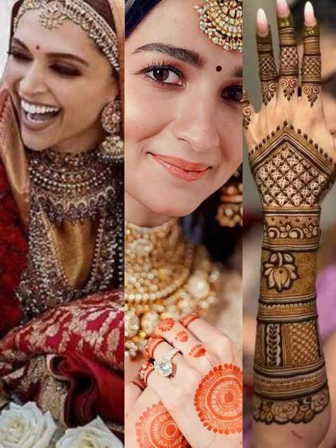 Alia Bhatt Mehendi, Mehendi Designs For Bride, Anushka Sharma Wedding, Actress Wedding, Wedding Mehendi, Bridal Mehendi, Bridal Mehendi Designs, Anushka Sharma, Sonam Kapoor