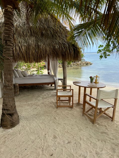 House With Private Beach, Aruba Beach Aesthetic, Private Beach Resort, Cabana On Beach, Luxury Beach Resort Aesthetic, Private Beach Aesthetic, Island Resort Aesthetic, Aruba Vacation Aesthetic, Island House Aesthetic