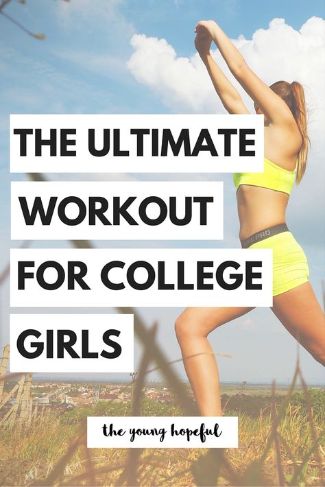 Working out can be a pain, especially for college girls, but we have the perfect workout for your dorm room! Staying healthy in college has never been easier. Workout For Students, College Gym Workout, Workouts For College Students, College Workout Routine, College Girl Workout Plan, College Workout Plan, How To Be Healthy In College, Dorm Room Workout, Healthy In College