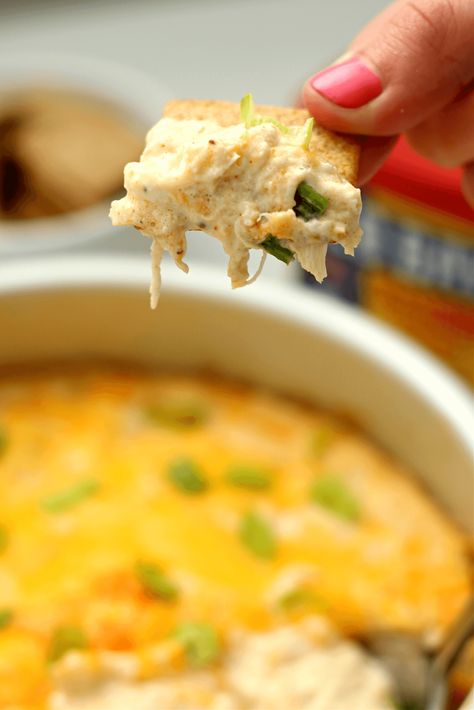 Instant Pot Crab Dip--creamy, cheese crab dip with Old Bay Seasoning tastes great served on a sliced baguette or crackers. Football Party Foods, Crab Dip, Sliced Baguette, Instant Pot Dinner Recipes, Easy Instant Pot Recipes, Creamy Cheese, Instapot Recipes, Instant Pot Pressure Cooker, Instant Pot Chicken