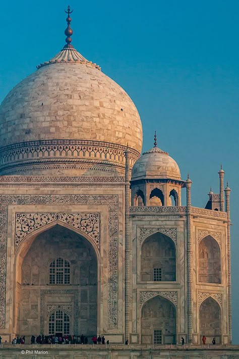 Taj Mahal just after sunrise - Agra, India | Phil Marion (225 million views) | Flickr Delhi Architecture, Sketching Buildings, 7 World Wonders, Tac Mahal, Haji Ali, India Taj Mahal, Buddha Tattoo Design, Mughal Art Paintings, India Architecture