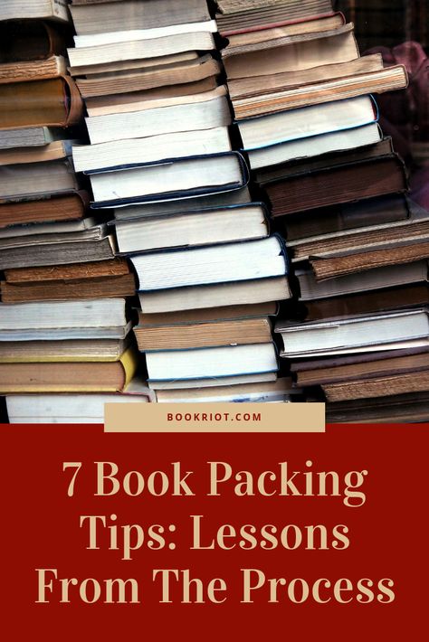 One reader packed up all of her books and learned 7 tips to make packing and moving books easier.   reading habits | moving books | moving tips | how to move books | packing books Best Way To Pack Books For Moving, Packing Books For Moving Tips, Packing Books For Moving, How To Pack Books For A Move, Packing Tips Moving, Library Goals, Reselling Tips, Packing Books, Moving Organisation