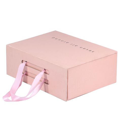 paper packaging box Dress Packing Box Design, Garment Box Design, Backging Boxes Idea Clothes, Dress Box Packaging, Designer Packaging Fashion Boxes, Designer Beige Box Bag For Gift, Luxury Modern Pink Box Bag, Capsule Packaging, Unique Packaging Box