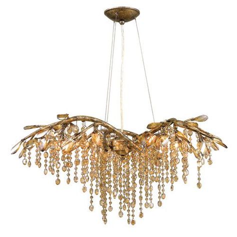 Autumn Twlight Six Light Bronze Chandelier Golden Lighting Candles W/ 6 Or 7 Shades Chande Crystal Lights, Collection Displays, Lights Hanging, Hanging Crystal, Forest Canopy, Golden Lighting, Bronze Chandelier, Gold Chandelier, Candelabra Bulbs