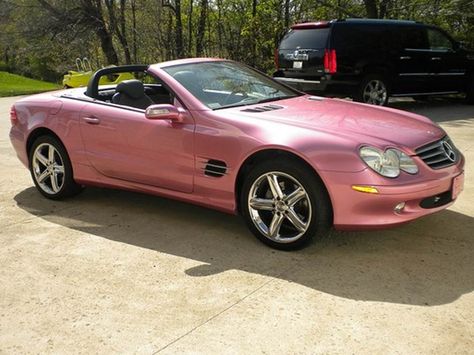 Pink mercedes convertible Pink Mercedes Benz, Pink Convertible Car, Pink Mercedes, Girl Cars, Mercedes Convertible, Pink Ferrari, Pink Wheels, Mercedes Benz Gl Class, Mercedes Suv