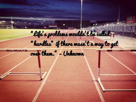 Hurdles #hurdles Hurdles Quotes, Distance Running Quotes, Track Motivation, Marine Corps Quotes, Track And Field Quotes, Hurdles Track, Track Quotes, Athlete Motivation, Athletics Track