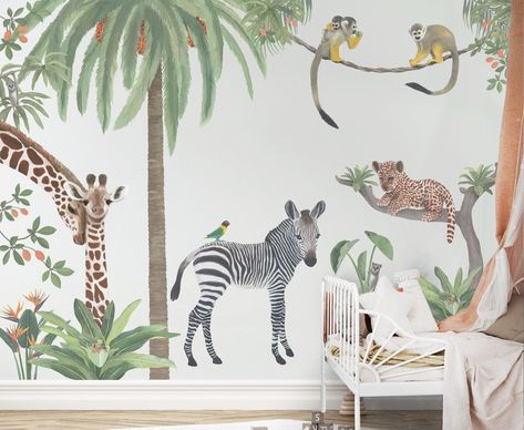 This Wall Decals & Murals item by OneTrickPonyDesign has 1268 favorites from Etsy shoppers. Ships from United Kingdom. Listed on 25 Jul, 2024 Baby Jaguar, Jungle Themed Nursery, Vogue Kids, Stick Wall Art, Mountain Nursery, Baby Zebra, Custom Wall Murals, Washable Paint, Wallpaper Space