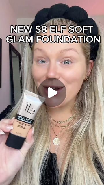 KELLY STRACK on Instagram: "Testing the new $8 @elfcosmetics soft glam satin foundation ✨

What do you guys think? Are you gonna try this? 

#makeup #beauty #makeuptutorial #makeupvideos #beautyvideos #makeupreels #beautyreels #makeuphacks #foundation #elf #elfsoftglam #elfsoftglamfoundation #drugstoremakeup #drugstorefoundation" Elf Custard Foundation, Soft Glam Makeup Products, Elf Soft Glam Foundation, Elf Satin Foundation, E.l.f. Makeup Tutorial, Foundation Elf, Elf Cosmetics Foundation, Kelly Strack, Elf Foundation