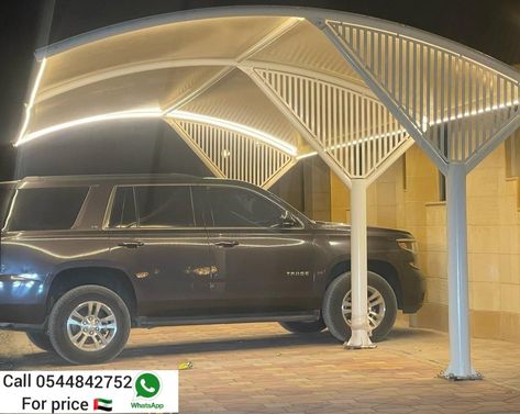 Outdoor Meeting Space, Car Porch Design, Car Shed, Car Porch, Car Awnings, Beam Structure, Garage Parking, Grill Gate Design, Carport Garage