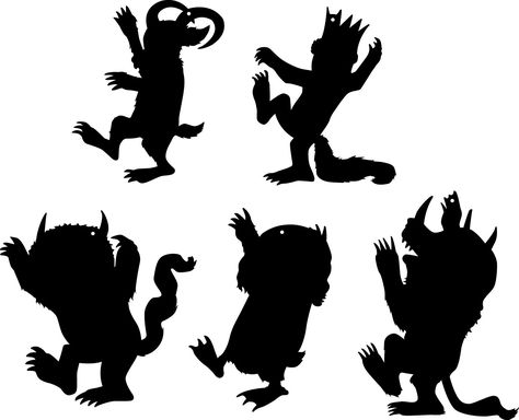 Where The Wild Things Are Silhouette, Where The Wild Things Are Craft For Kids, Where The Wild Things Are Classroom Theme, Wild Things Party, Wild One Birthday Party, Wild Things, Baby First Birthday, Wild Ones, 1st Bday