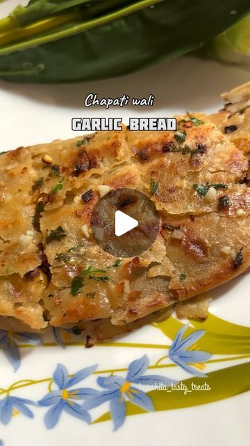 Harshita Dwivedi 🧿 on Instagram: "Make this garlic bread using chapati . This is definitely easy and tasty one. Now whenever you crave for garlic bread try this one .

Follow @harshita_tasty_treats for more recipes.

#cooking #garlicbutter #garlicbread #healthygarlicbread #wholewheat #leftoverchapati #easysnacks #reelitfeelit" Chapati Recipe Easy, Chapati Recipe, Chilighetti Recipe, Garlic Chapati Recipe, Garlic Infused Bread Recipe, Healthy Garlic Bread, Tear And Share Garlic Bread, Garlic Tear And Share Bread, Chapati Bread