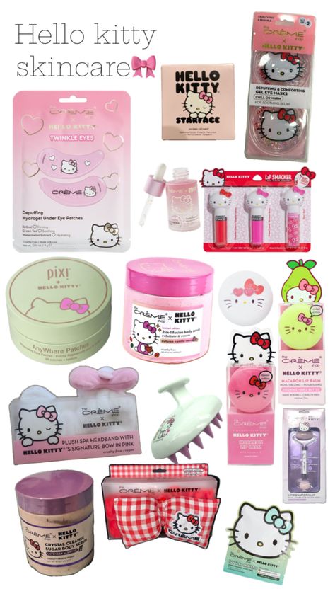 Hello Kitty Skin Care, Hello Kitty Skincare, Hello Kitty Birthday Theme, Hello Kitty Imagenes, Hello Kitty Gifts, Images Hello Kitty, Hello Kitty Merchandise, Hello Kitty Makeup, Hello Kitty Rooms