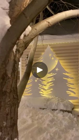 30K views · 367 reactions | DIY Plywood Christmas Trees! 🌲✨After seeing BarberellaHome make her gorgeous wood cut outs for all the seasons, I knew I had to give it a try. Though I stumbled through by tracing my own shape of tree, Check out her page for templates to make life easier! ✨Follow Once Upon a Bungalow for more Home & DIY! 🏡 #christmas #christmasdecor #woodworking #easywoodworking #easydiy #holidaydiy #christmasdiy #diyproject #diymom #holidayseason #merrychristmas #outdoordecor #christmastree #exterior #wooddesign #woodworker #woodwork #christmaslights #christmastime #christmasdecorations #home #homedecor #craft #crafty #diydecor #diyideas | Once Upon a Bungalow | SnowMusicStudio · Christmas Bells White String Lights Outdoor, Wooden Crates Christmas, Plywood Christmas, Tomato Cage Christmas Tree, Wrapped Lights, Mom Diy, Wood Cut, Make Life Easier, Christmas Characters