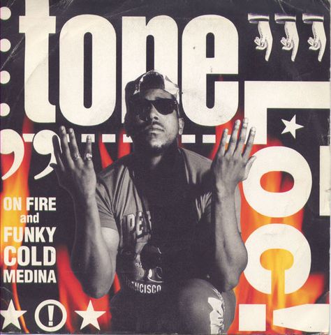 Tone Loc - On Fire / Funky Cold Medina (1989, Vinyl) | Discogs Funky Cold Medina, Fire Edit, 1989 Vinyl, Back To The 80's, Cats Artists, On Fire, Childhood Memories, Ipod, Album Covers