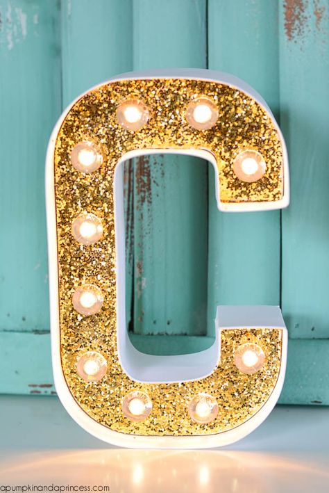 Wall Lights Diy, Diy Marquee Letters, Letters Template, Template Images, Lighted Marquee Letters, Led Lighting Diy, Letter Decor, Light Up Letters, Marquee Lights