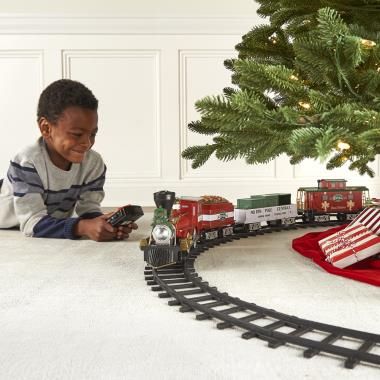 Home Furnishings, Appliances, and Goods - Hammacher Schlemmer Toy Trains For Kids, Hammacher Schlemmer, Food Storage Organization, Holiday Inflatables, Holiday Storage, Lionel Trains, Outdoor Holidays, Outdoor Curtains, Train Set