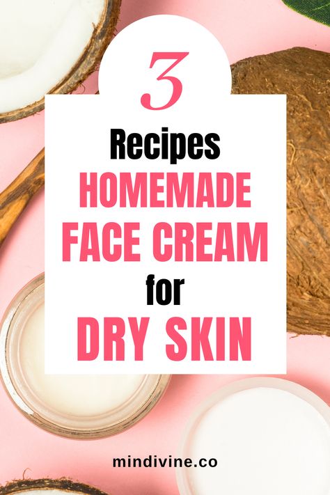 Exfoliate Face Products, Face Cream For Dry Skin, Face Cream Diy, Dry Skin Diy, Expensive Skin Care Products, Face Cream Recipe, Diy Face Cream, Diy Face Moisturizer, Facial For Dry Skin