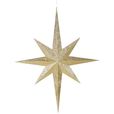 Star 8 Point Glitter Ornament 8 Point Star, Realistic Artificial Christmas Trees, Christmas Service, Christmas Tree Tops, Gold Christmas Decorations, Contemporary Christmas, Xmas Tree Decorations, Led Christmas Lights, Glitter Ornaments