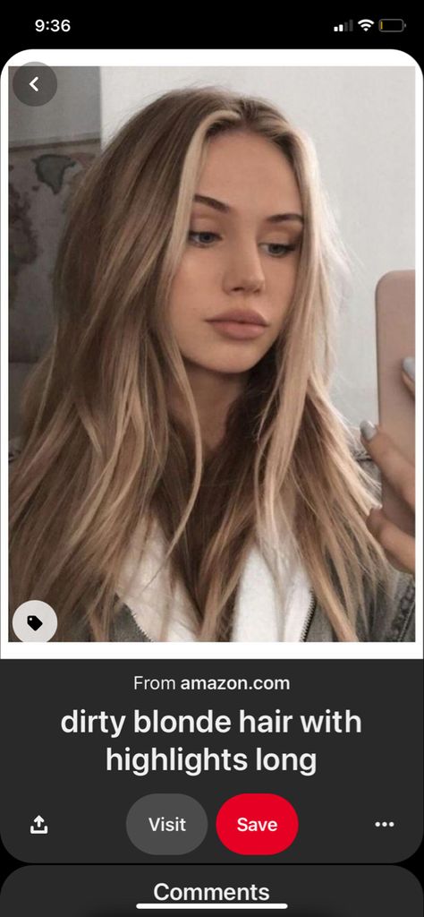 Dirty Blonde Hair With Highlights, Blonde Hair Inspo, Blonde Highlights On Dark Hair, Dirty Blonde Hair, Dark Blonde Hair, Blonde Hair With Highlights, Dirty Blonde, Dark Blonde, Hair Inspo