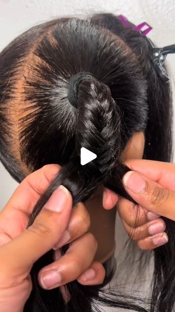 𝑳𝒖𝒄𝒌𝒊𝒏𝒉𝒂𝒊𝒓® Affordable& Beginner Lace Wig on Instagram: "how to do a fishtail braid 💘 Virgin Human Hair Wigs, Closure, Bundles, Accessories . 👉Follow the creator on TK: angelhair_styles 👉DM for wholesale business ---------------------------------------------- .  ✨ 𝑨𝑳𝑳 𝑺𝑰𝑻𝑬 𝟐𝟎% 𝑶𝑭𝑭 #linkinbio . Website: https://www.luckinhair.com/  #Luckinhair ——  #wigs #lacewig #lacefrontwigs #wigsforblackwomen #wigtutorial #wigsnatched #blackhairstyles #wigslayer #lacewigs #meltdown #meltedhairline #wiginstall #wiginstallation #wiglife #wigstyling #pixiecut #queenshairstylist #masterstylist #bodywavehair #straightwig #curlywig #bobwigs #silkpressqueen #blackgirlmagic #laceclosurewig #wigunits" Quick Braid Styles, Fade Haircut Designs, Fishtail Hairstyles, Tail Hairstyle, Quick Braids, Cornrow Hairstyles For Men, Fishtail Braid Hairstyles, Braiding Your Own Hair, Curly Hair Braids