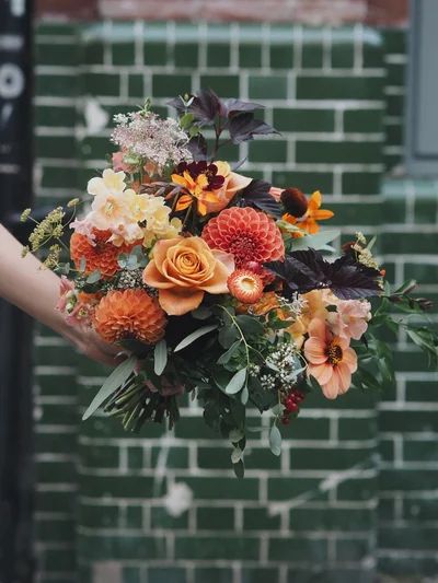 Chocolate Cosmos, Cut Flower Farm, Growing Dahlias, Congratulations To You, Wedding Color Inspiration, Bramble, October Wedding, Wedding Florals, Flower Farm