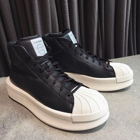 WEBSTA @rickowensstoreseoul 17FW RICK OWENS X ADIDAS Rick Owens Adidas, Rick Owens, Top Sneakers, High Top Sneakers, High Tops, Adidas, Sneakers, Quick Saves, Clothes