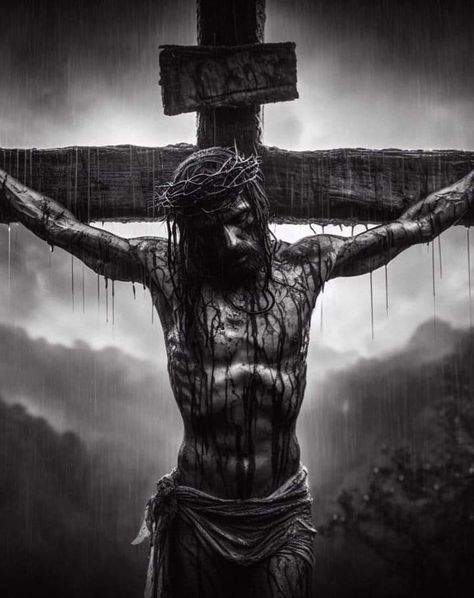 Jesus Crucifixion Pictures, Real Image Of Jesus, Jesus On Cross Tattoo, Crucifixion Art, Passion Of Christ Images, Jesus Cross Wallpaper, Jesus Art Drawing, Jesus Crucified, Christ Tattoo