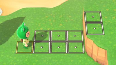 Animal Crossing New Horizons Building Sizes: ACNH Structure Dimensions & Terraforming Tips Acnh Dimension, Acnh Building Size, Animal Crossing Building, Stairs Sizes, Able Sisters, Pool Sizes, List Of Animals, Room Upgrade, Space Available