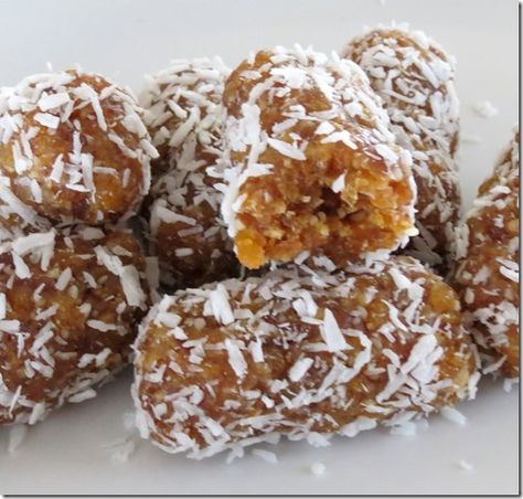 Apricot Date Coconut Logs Dried Apricot Recipes, Healthy Energy Balls, Coconut Squares, Dried Apricot, Coconut Bites, Date Cookies, Apricot Recipes, Apricot Fruit, Dried Fruit Snacks