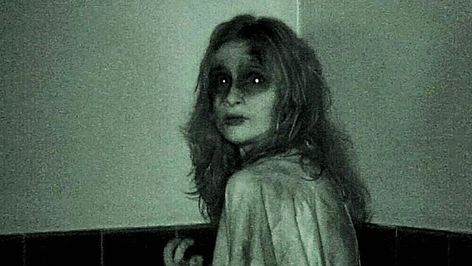 Grave Encounters (2011). Demon Girl is played by Eva Gifford. Houston Grey (Mackenzie Gray), off screen: “Hey. Hey. Who are you? How come you’re – how come you’re in here?” Grave Encounters, Tv Miniseries, Film Genres, Unfortunate Events, Demon Girl, Old Video, Houston, Wedding Dresses, Screen