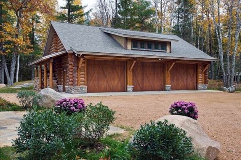 Top 60 Best Detached Garage Ideas - Extra Storage Designs House Without Garage, Cabin Garage, Garage Plans Detached, Plan Garage, Garage Loft, Garage Addition, Garage Exterior, Garage Apartment Plans, Garage Style