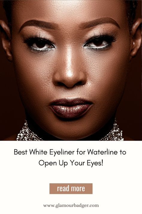 best white eyeliner for waterline White Eyeliner Under Eye, Best White Eyeliner, Eyeliner Under Eye, White Eyeliner, Spring 2023, Open Up, Your Eyes, Eyeliner, Makeup Looks