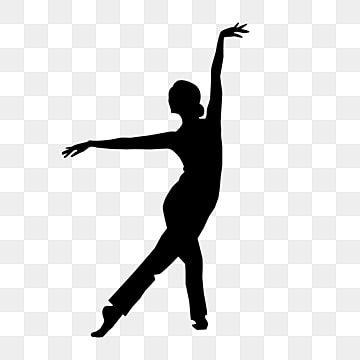 Dance Sillouttes, Exercise Clipart, Contemporary Dance Poses, Flying Pose, Dance Icon, Dance Clipart, Dancing Silhouette, Exercise Dance, Dancing Clipart