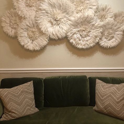 Excited to share the latest addition to my #etsy shop: Above Couch white juju hat wall decor set | above bed boho style hanging | ivory rattan feathers | new home easter gift | african interior https://etsy.me/3U9wwQO #white #housewarming #independenceday #weavingtapes Above Sofa Wall Decor, Wall Space Decor, Hat Wall Decor, Bed Boho, Couch White, Sofa Wall Decor, Hat Wall, African Interior, Juju Hat