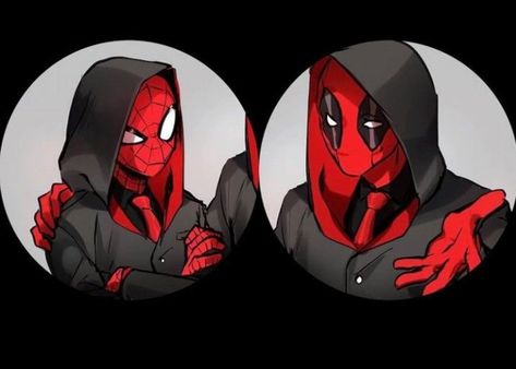 Matching Pfp, Deadpool, Spiderman, Thread, On Twitter, Twitter, Anime, Red