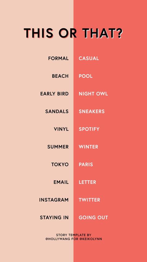 Ig Challenge, Keiko Lynn, Instagram Story Template, Story Template, Instagram Story, Pink, Instagram