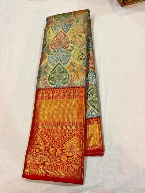 Position Print Saree, Maharashtrian Saree, Tissue Sarees, Latest Silk Sarees, Kanjivaram Sarees Silk, Brocade Saree, New Saree Designs, Silk Sarees With Price, Flower Drawing Design