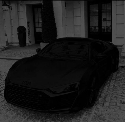 Black Cars Aesthetic, Blacked Out Cars, Matte Black Cars, White Filter, Black Audi, Black Cars, Biker Aesthetic, Cars Aesthetic, Car Aesthetic